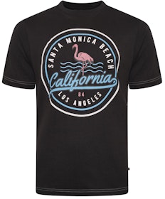 KAM Santa Monica T-Shirt Black